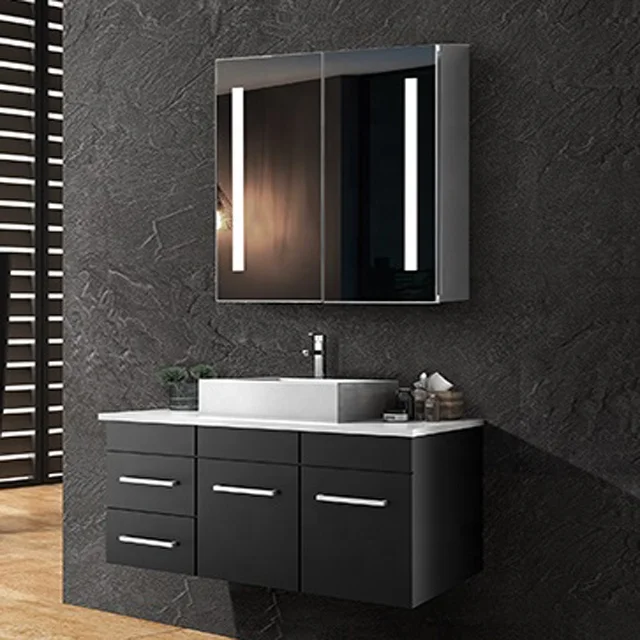 
New Arrival Modern Vanity bathroom homebase bathroom cabinets mirrors 