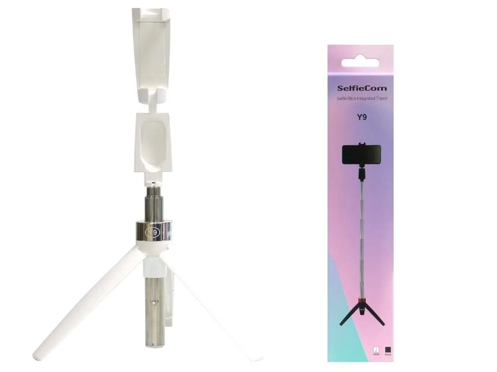 Wireless folding Remote Control smartphone mobile tripod Selfie Stick for live show make up vlog