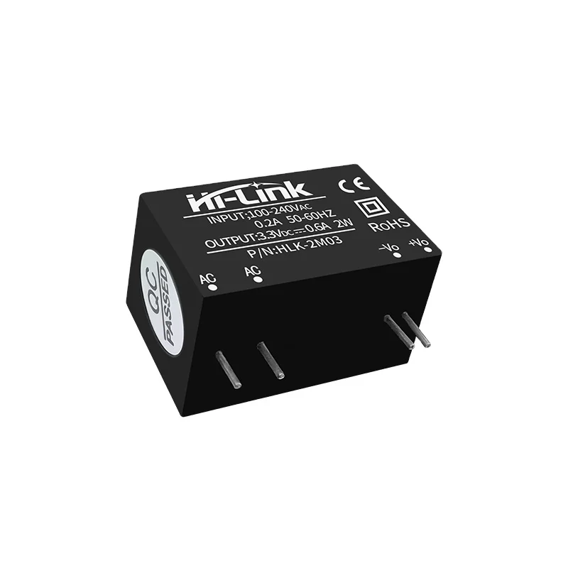 110V 220V to 2W 3.3V 600mA Hi-Link AC DC switch power supply for step down module