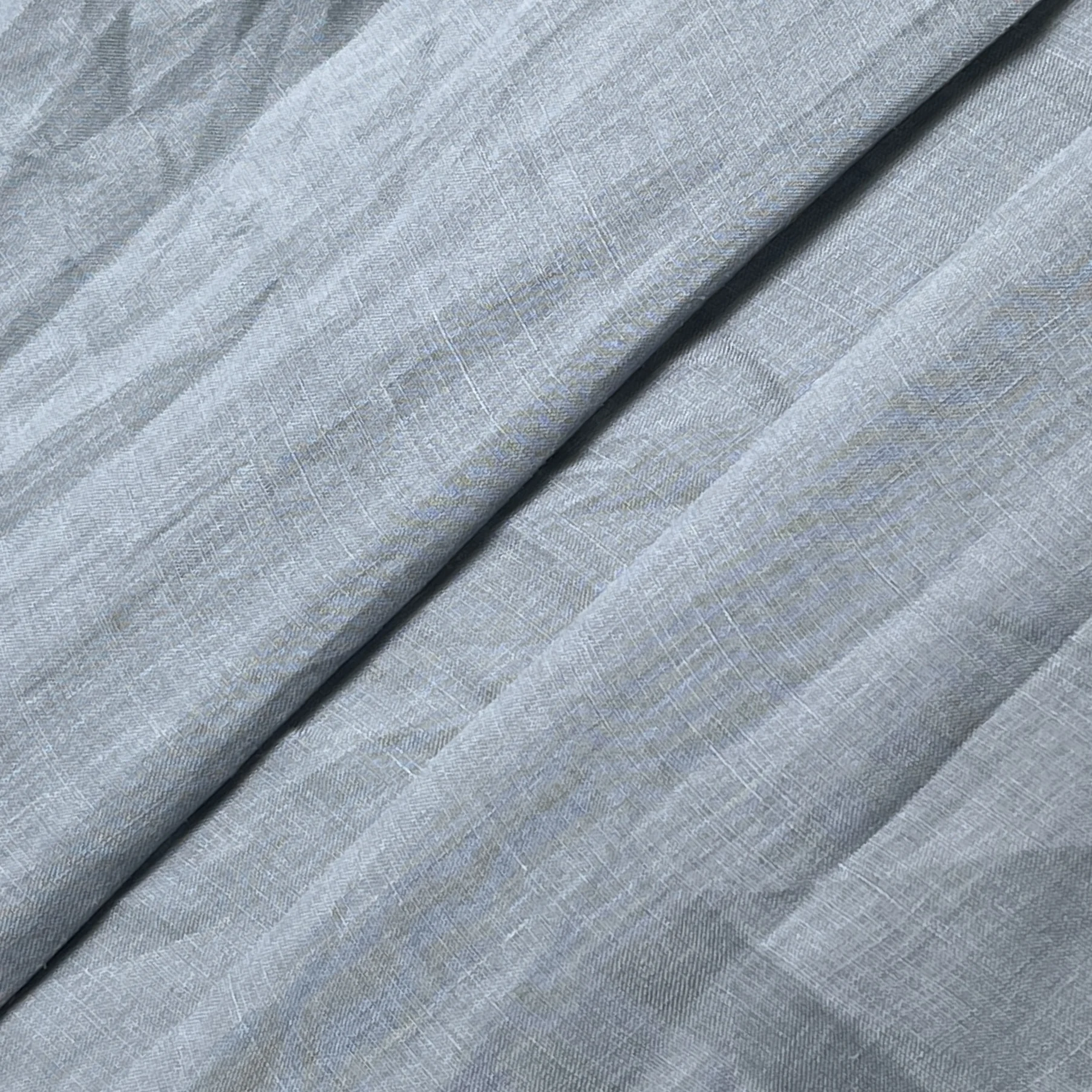Wholesale In Stock 100s High-Density Pure Ramie Fabric Eco Friendly Lightweight Solid Linen for Light Cloth Shirt dress Pants