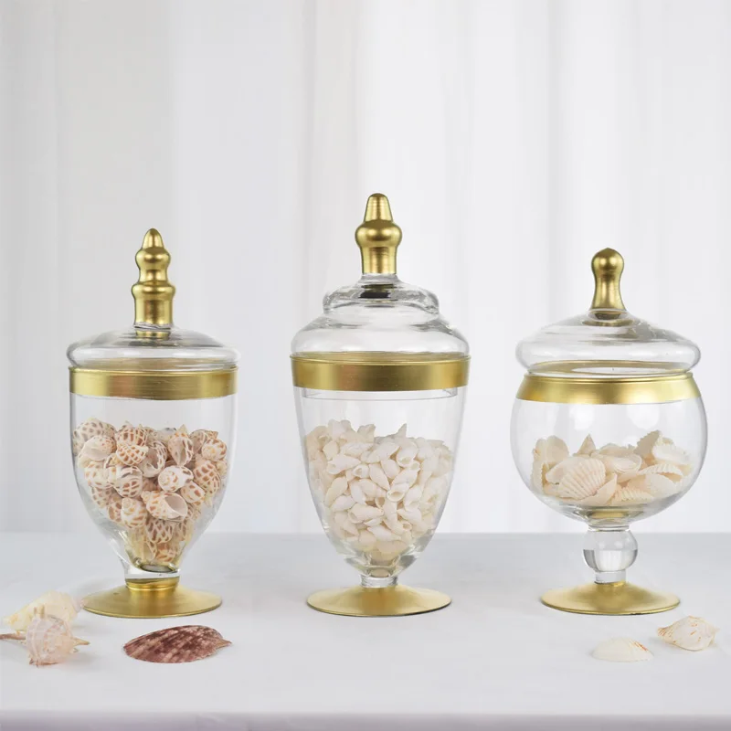 Amazon Sale Candy Bowl Clear Sugar Jar With Lid For Room Or Office