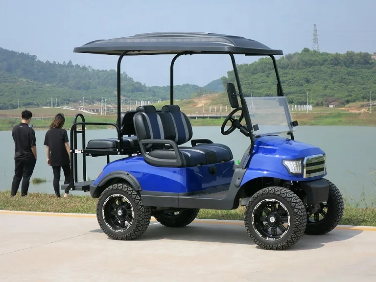 48V4KW Powerful electric golf cars with independent suspension ,Hunting golf car factory in China with powerful motor