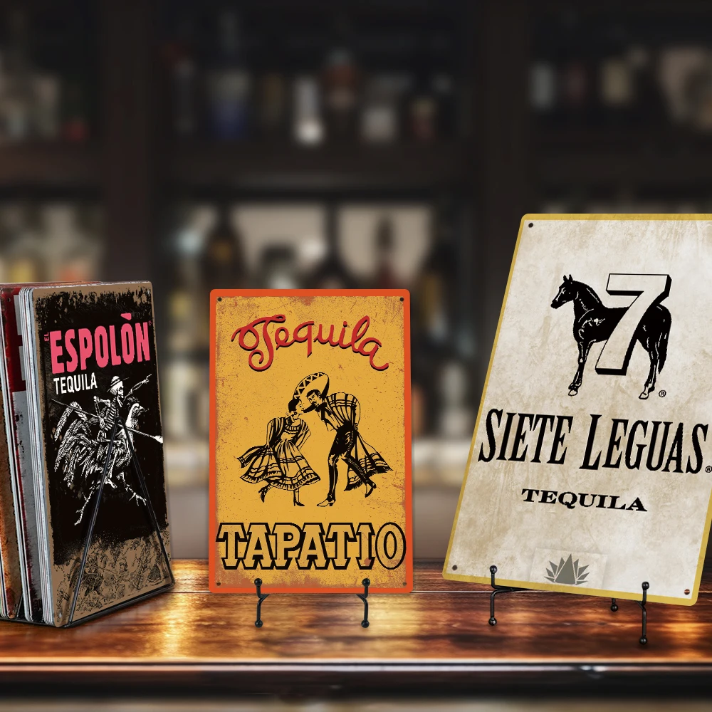 Putuo Decor Factory Price Tequila  Metal Plate Sign Bar Sign for Pub Bar House Decor