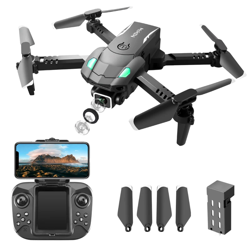 Мини-Дрон S128 с камерой для обхода препятствий игрушечный Дрон 4k gps-Дрон Квадрокоптер