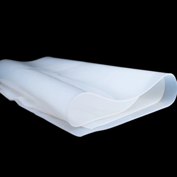 High Temperature Silicone Rubber Sheet Heat Resistant Transparent Mat Pad Cushion Factory Supply Eco-Friendly  1000*1000*0.3mm
