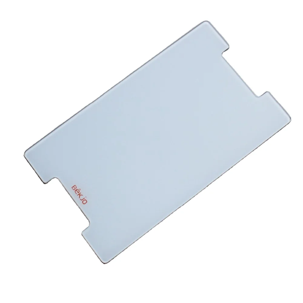 China Manufacturer Wholesale 4mm 5mm Printed clear Tempered Glass Cutting Boards With Hole for Hand
