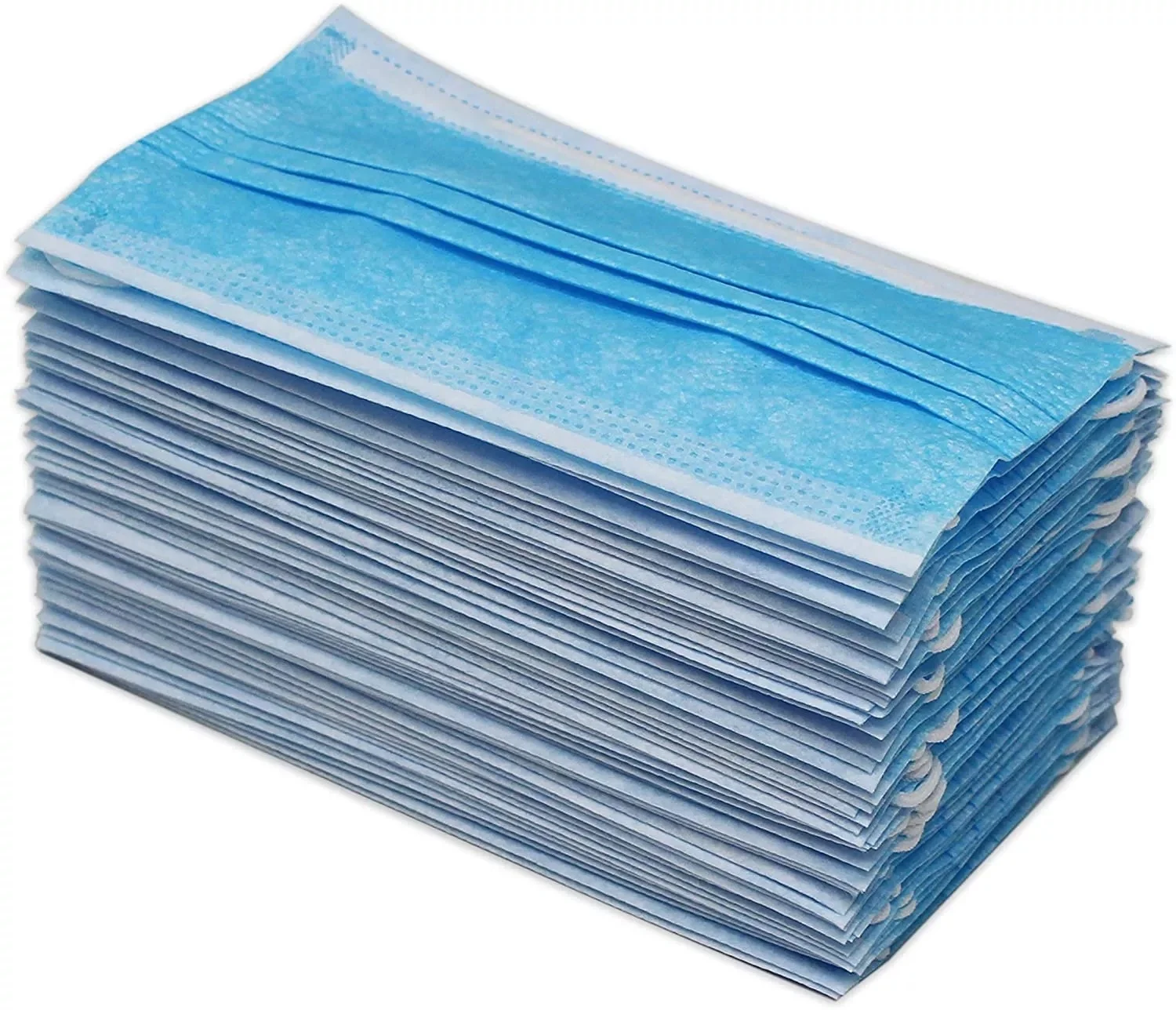 Hot Selling Disposable Three-Layer Blue Non-Woven Mask for Adults and Children for Hospitals and Schools