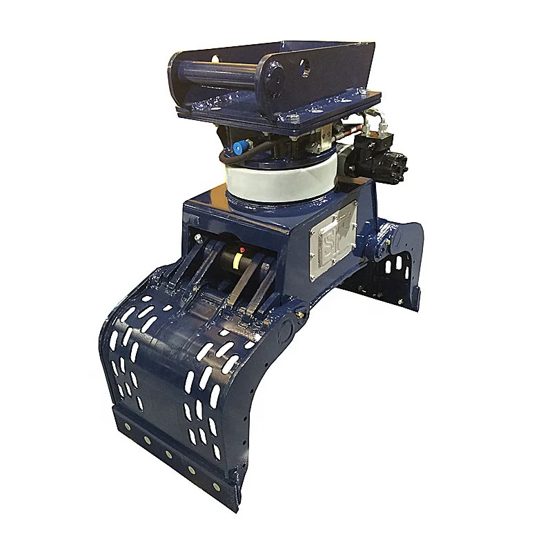 mini rotating demolition grapples for 1-3t excavator with MS01 mounting plate