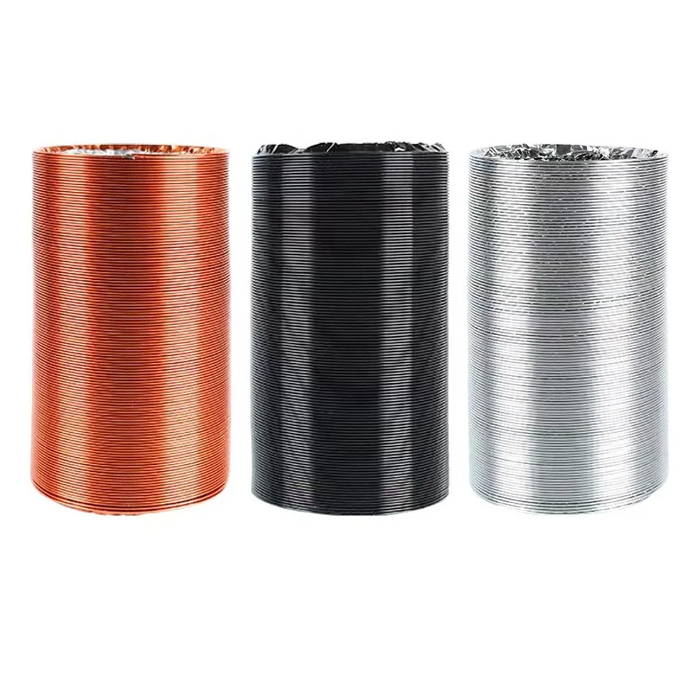 HVAC System Dryer Vent Hose Aluminum Flexible Duct Ventilation Kit