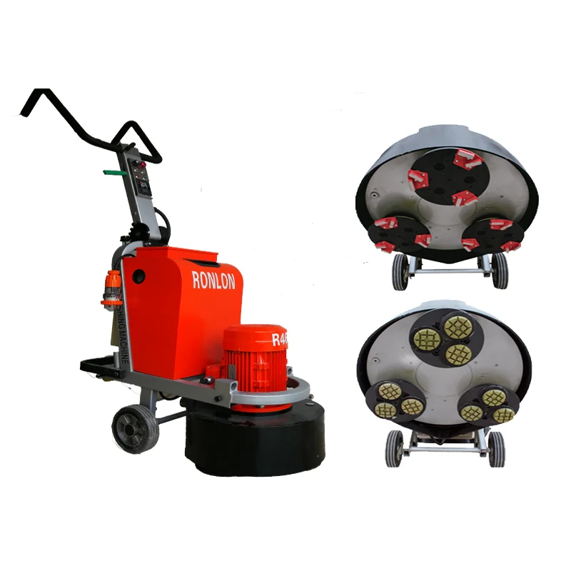 Ronlon R460 high quality 7.5HP 3phase Professional Floor Grinding Polishing Planetary with 4 Heads