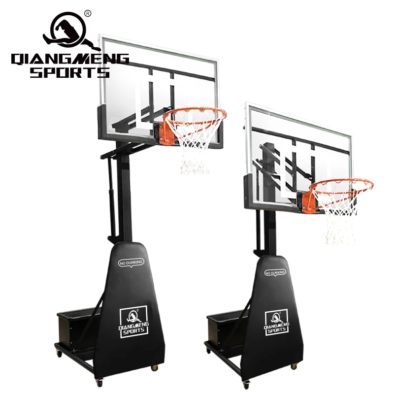 Training Equipment Professional Basketball Stand Adjustable Height Kids Basketball Stand with Wheels