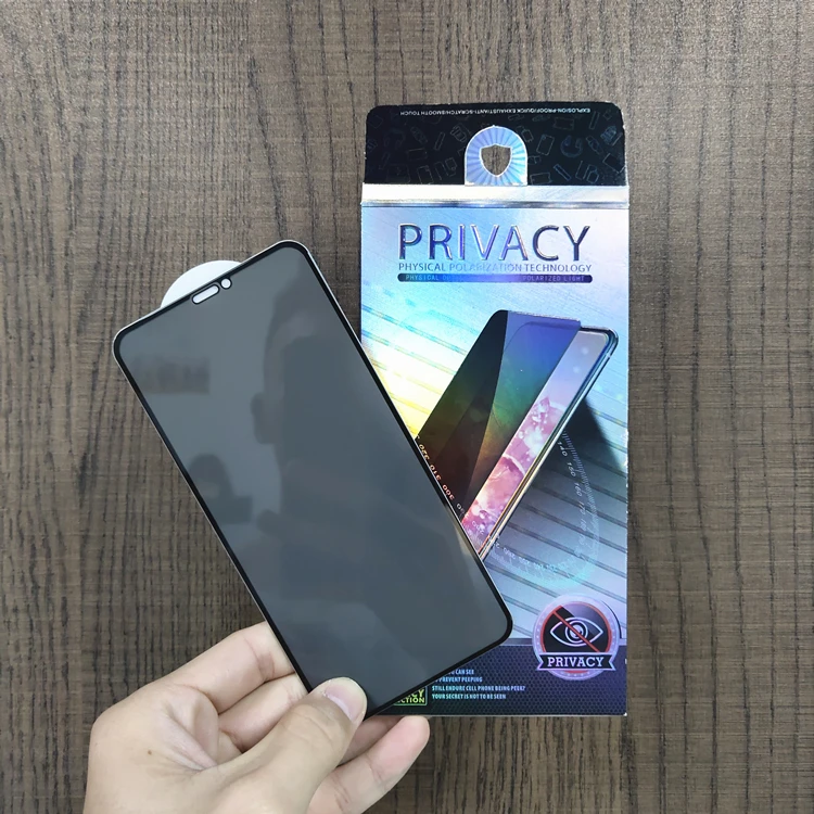 Wholesale Price Privacy Tempered Glass Anti Spy Peeping Screen Protector for iPhone 16 Pro Max for iPhone 15 protective film
