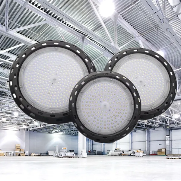 Highbay Light Ip65 100W 150W 200W 240W Industrial Warehouse Workshop Dimming Ufo Led High Bay Light