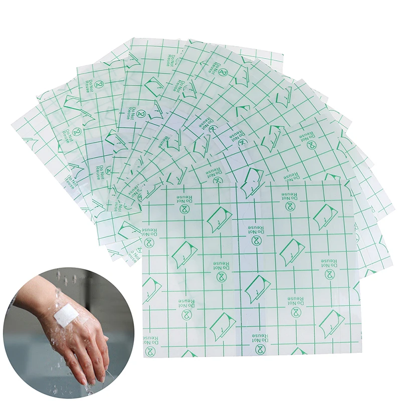 
Waterproof Medical Transparent Adhesive Tape Bath Anti-allergic Medicinal PU membrane Wound Dressing Fixation Tape 