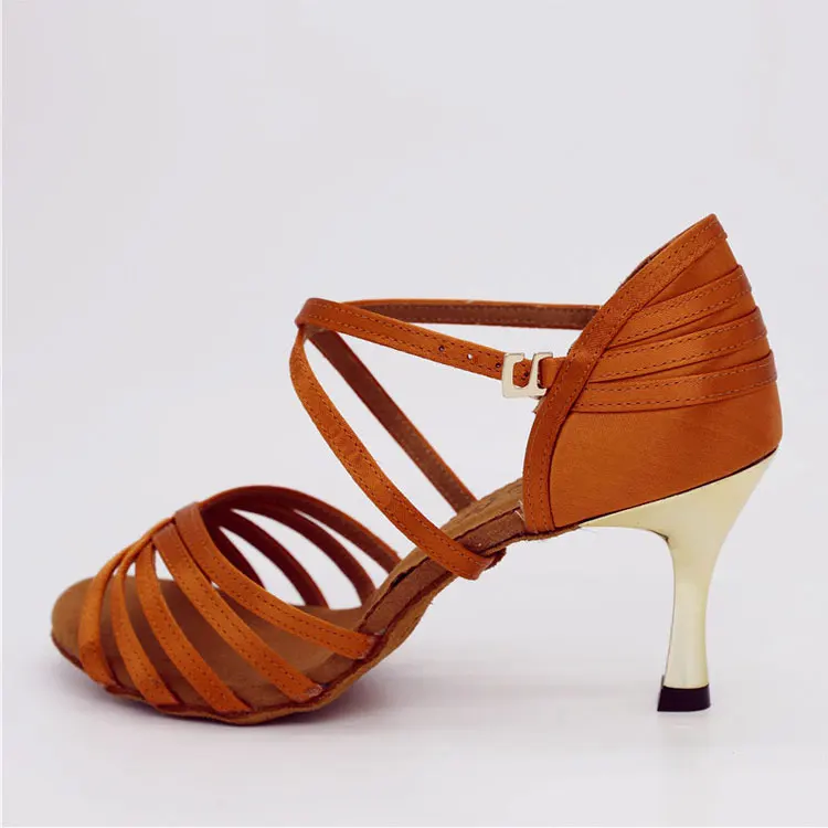 Manufacturer wholesale women slim heel elegant latin salsa dancing dance shoes