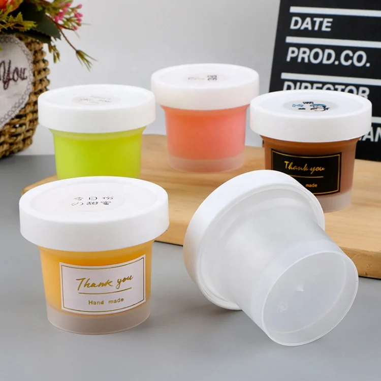 Hot Selling Disposable Yogurt 100ml 200ml 300ml 500ml 1000ml clear Plastic Ice Cream Dessert Cup with