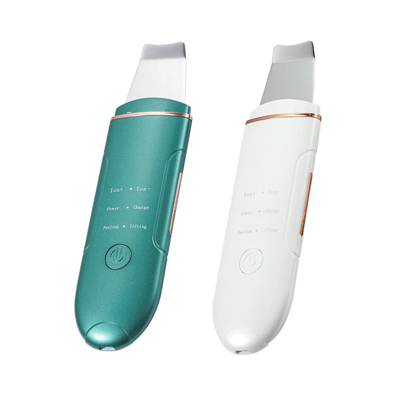 OEM multifuncional beauty care ultrasonic peeling skin scrubber deep face cleaning skin scrubber