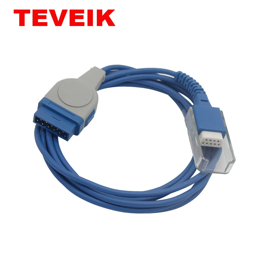 Wholesale Spo2 Adapter Cable Custom SpO2 Extension Adapter Cable 11pin to DB9 female Compatible With Monitor Spo2 Cable