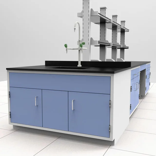 High Quality & Best Price Chemistry Laboratory  Lab Bench For Sale, Steel Floor Mounted Lab  Workstation Table/