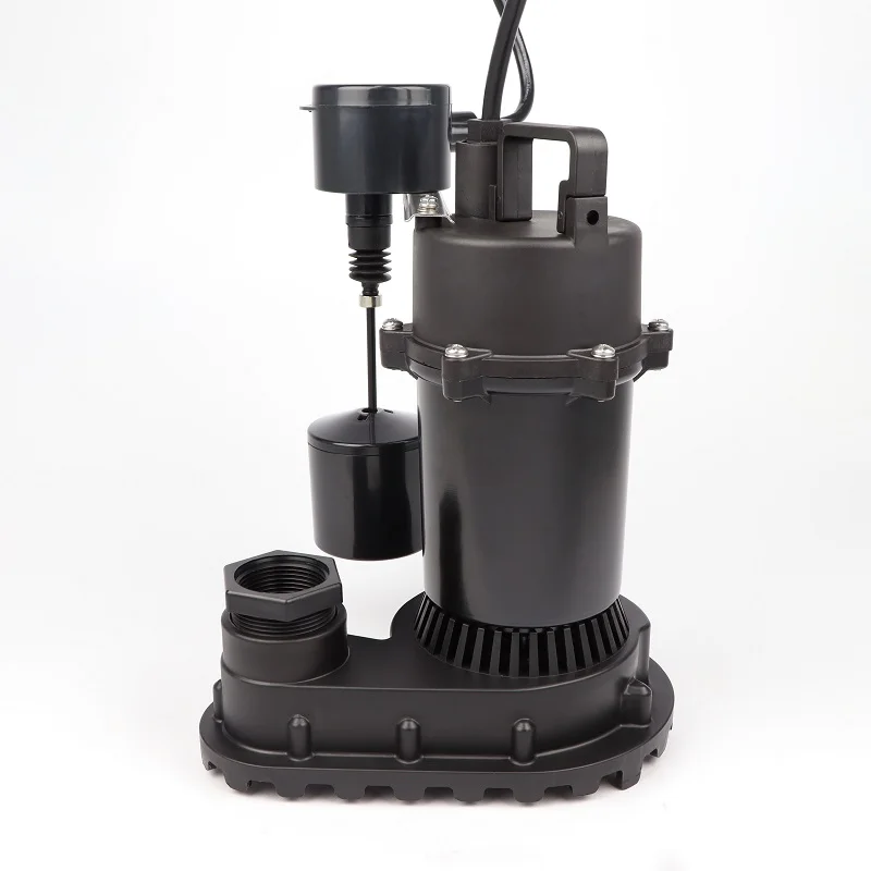 high quality supplier submersible water sump pump cast aluminum household for basement drainage waste water treatment