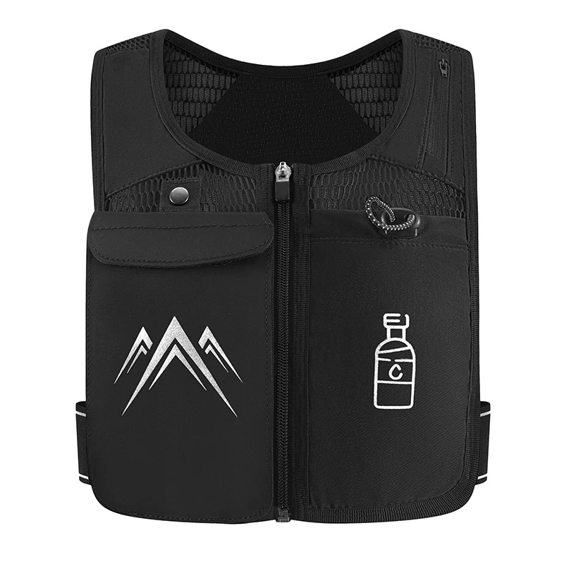 Sports hydration vest water bottle bag trending outdoor cycling lightweight running vest for men and women with water bottle