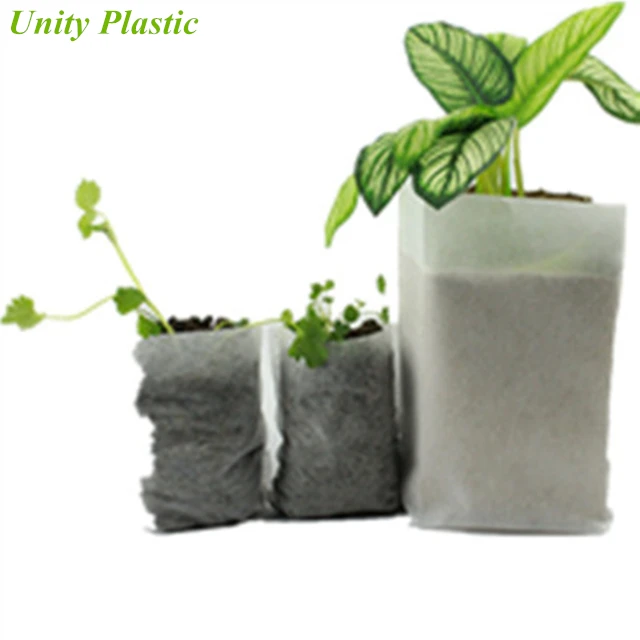 pp Nursery Grow-bags non woven biodegradable farm nursery seeding fabric plant grow bag