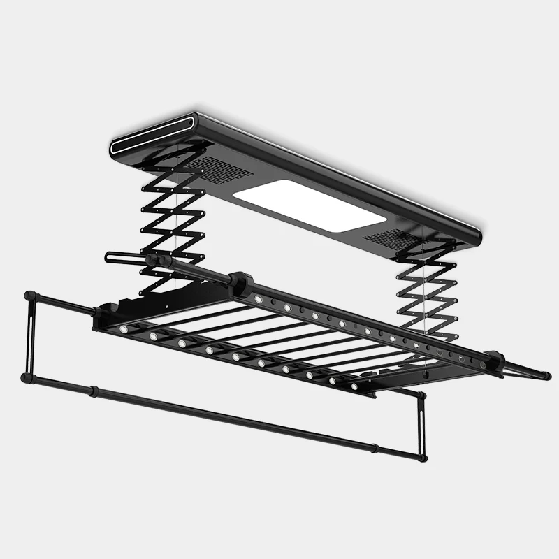 new arrival smart clothes hanger dryer rack automatic lifting & dropping laundry drying rack clothing rack folding clothes line