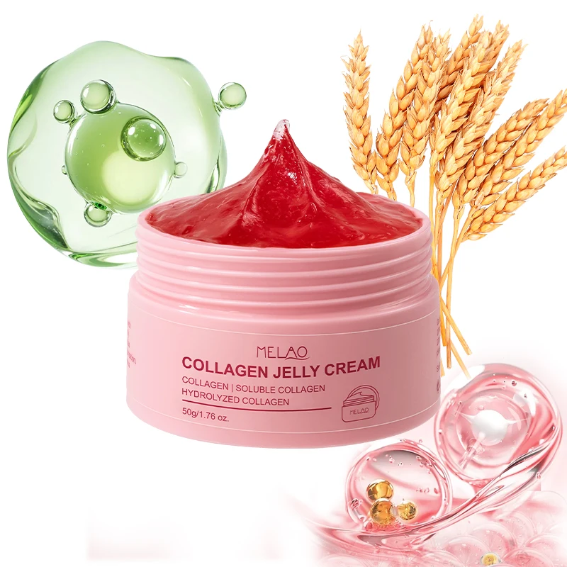 Private Label Skincare Anti Aging Face Moisturizer Skin Moisture Collagen Day and Night Collagen Jelly Cream