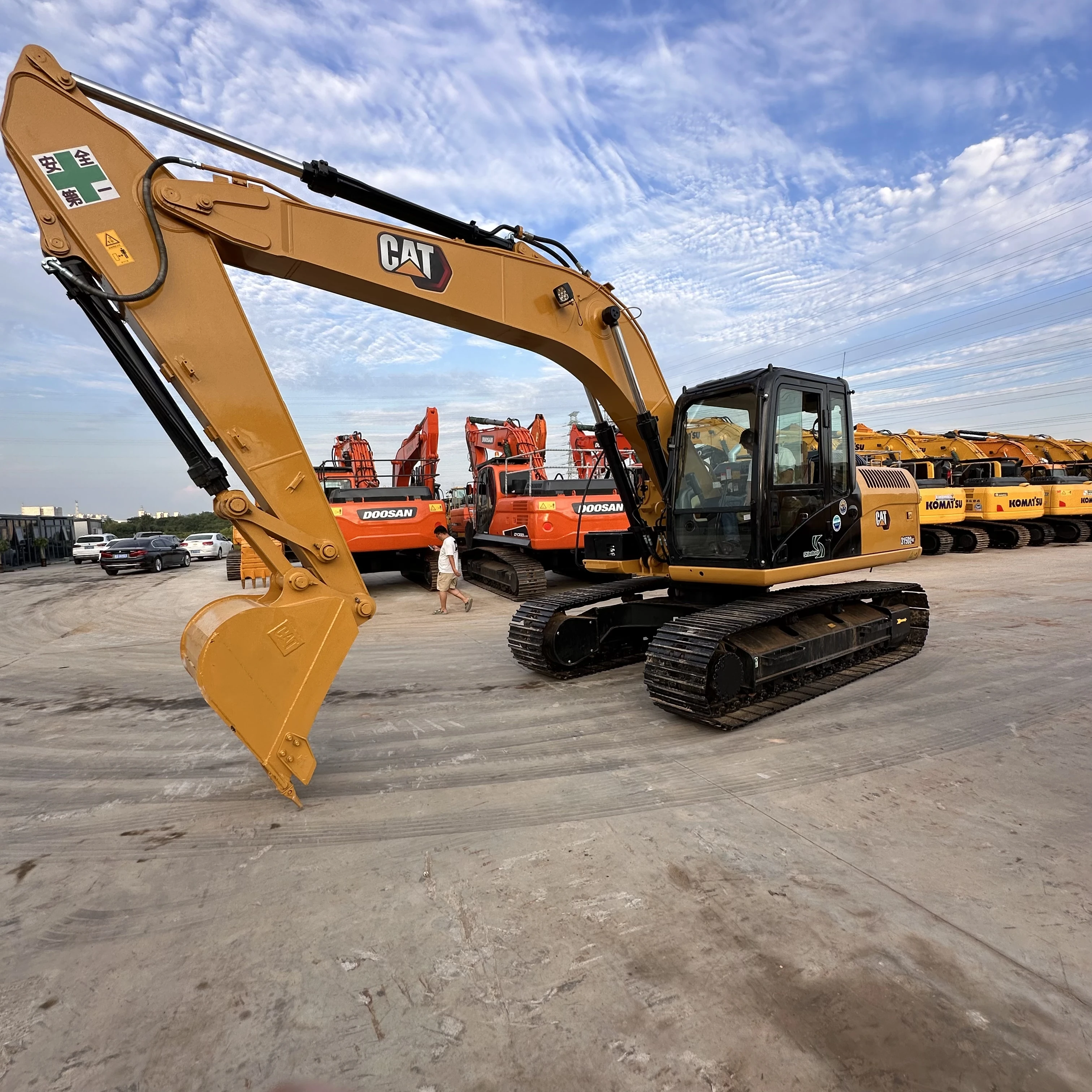 Используется оригинальный гусеничный экскаватор Caterpillar Cat315D2GC 15 тонн гидравлический цилиндровый строительное оборудование машина для продажи