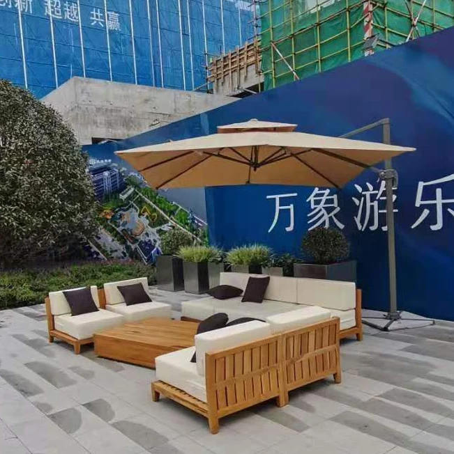 
High quality garden furniture teak wooden sofa set 