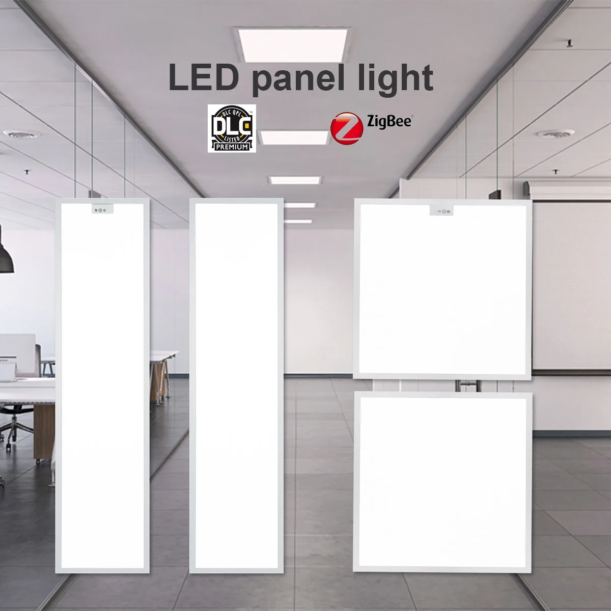 Manufacturer Project Surface Mounted LED Sensor 60*60 Panel Lights Ceiling Dimmable Therapy Workshop Office Lighting