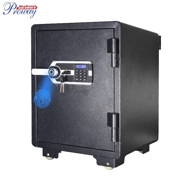 High Quality Heavy Duty Luxury Home LCD Display Electronic Security Digital Fireproof Caja Fuerte Fingerprint Safe Box