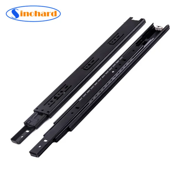 Cabinet Furniture Self Closing Drawer Slide Rail