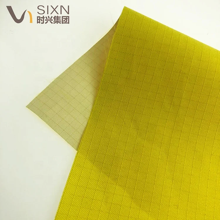 Polyester 300D 5mm Square Ripstop Oxford Waterproof PU Coated  Fabric For Tent And Bag