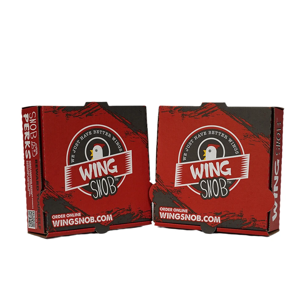 Food grade Compostable fried chicken box for Take Away with Logo Customized Printed