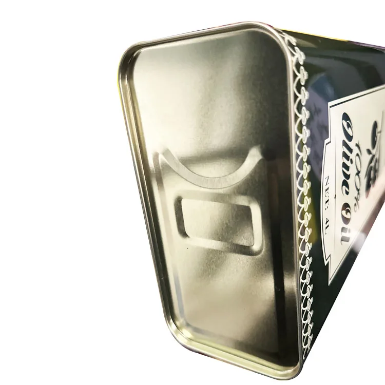 1l Square Metal Tin Olive Oil Cans Used For Food Oil China Manufacturer Cheap Rectangular F-style