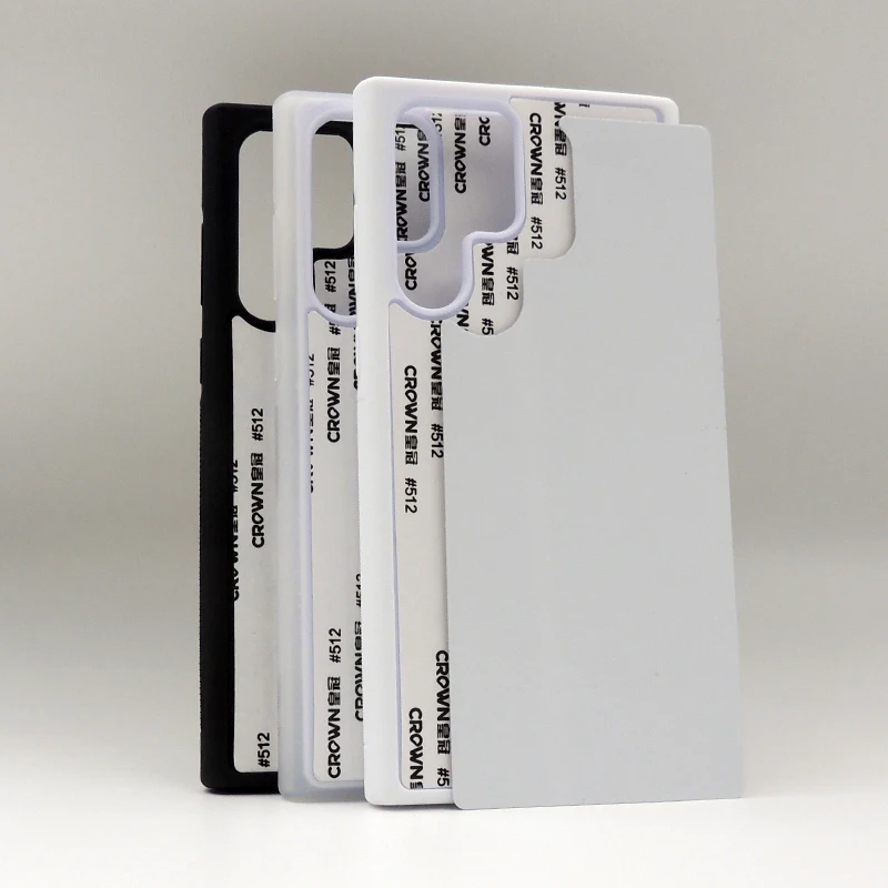 New arrive Soft TPU+PC 2D Blank Sublimation mobile phone case for samsung galaxy S22 ultra with Aluminum sheet