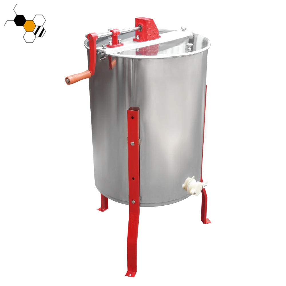 Beekeeping equipment honey centrifuge 4 frames manual honey extractor machine