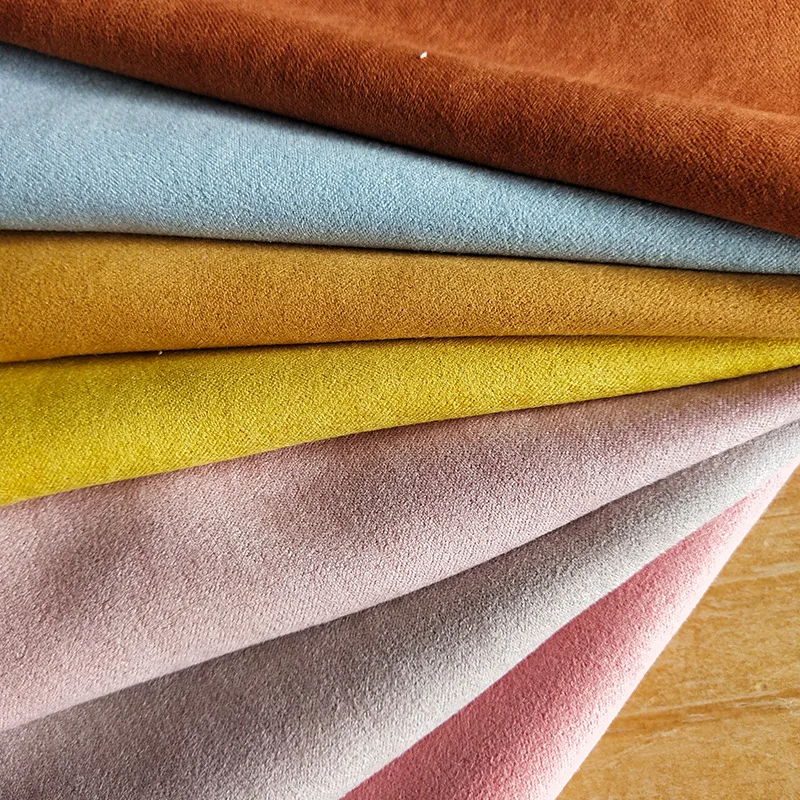 
 Высокое качество 100% полиэстер микрофибра Водонепроницаемая замшевая ткань для дивана сумки одежды  