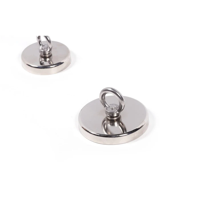 
High Quality strong neodymium magnets fishing magnet with eyebolt kit D64MM 