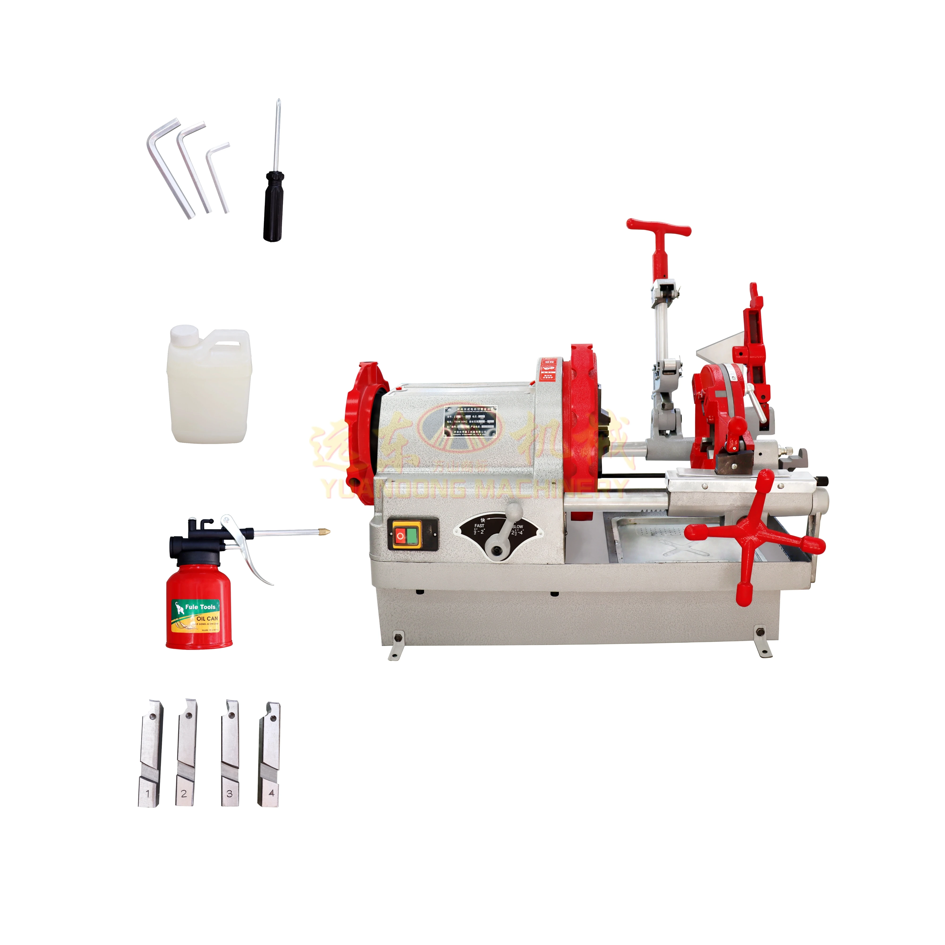 Manual Pipe Threading Automatic 220V Machine Screw Threader CNC Electric Equipment For Sale