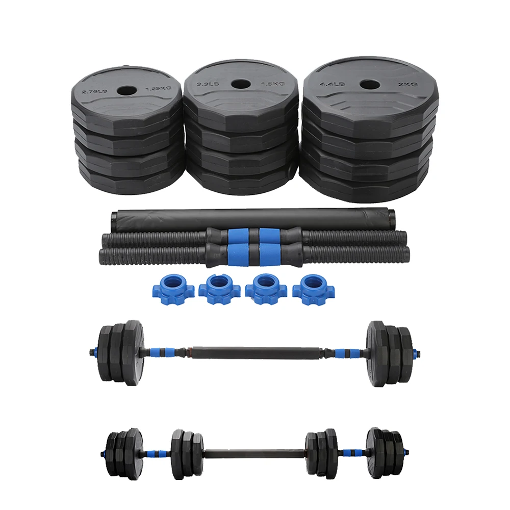 
Custmied Premium Gym 10kg 20kg 30kg 40kg Adjustable Weights Exercise Barbell Dumbbells Kits 