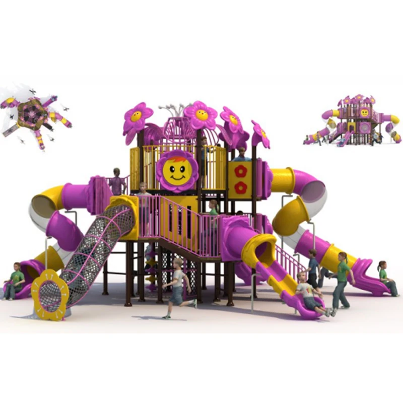 Kids Sports Commercial Outdoor Playground , Outdoor Playground Amusement Park Games Equipment