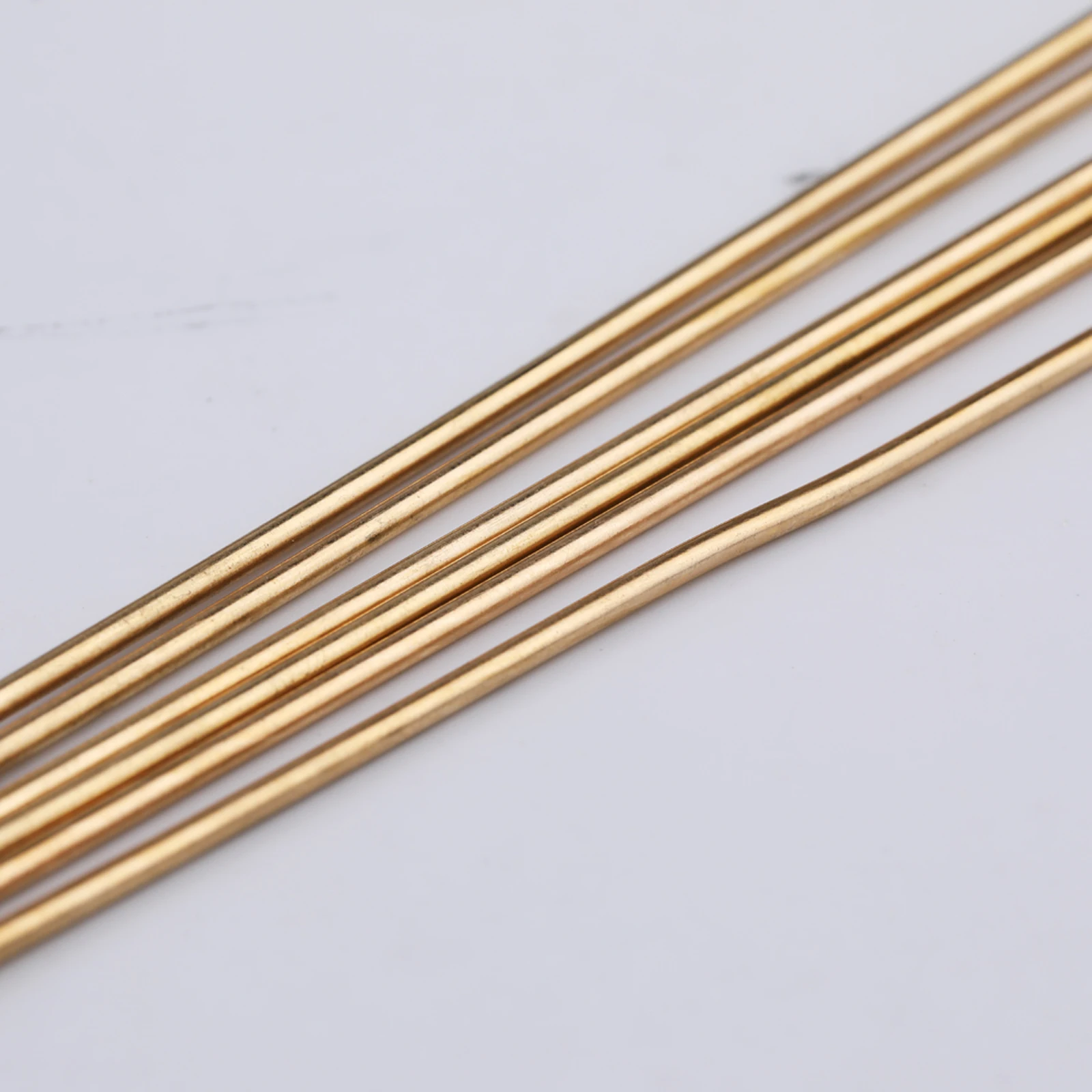 10pcs Brass Copper Welding Wire Electrode 1.6mm*333mm Soldering Rod No Need Solder Powder