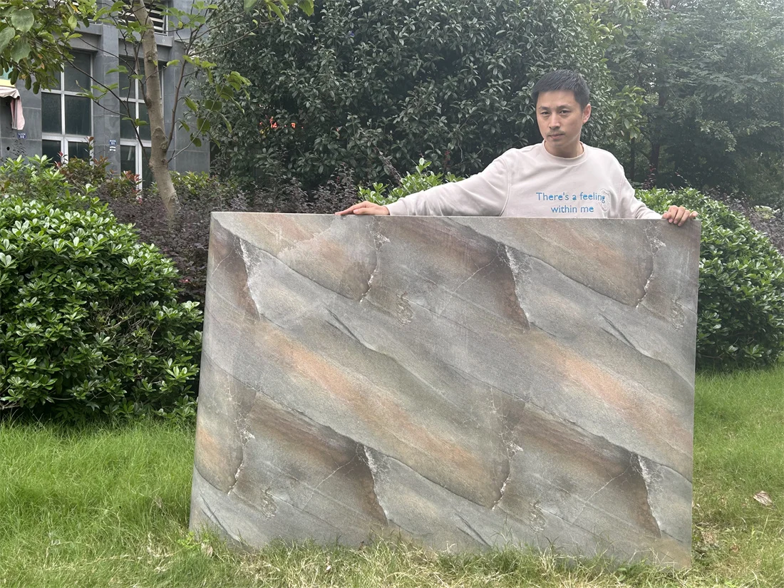 Grey marble wall sheet peel and stick home decor cheap foam Self Adhesive wall paper mural for hotel