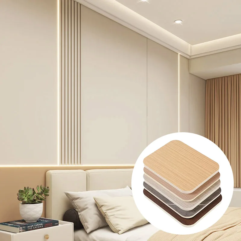 Hot Sale Bamboo Fiber Panel Bamboo Charcoal Panel Wood Veneer Board For Wall Decoration Marble Veneer Wall Panel