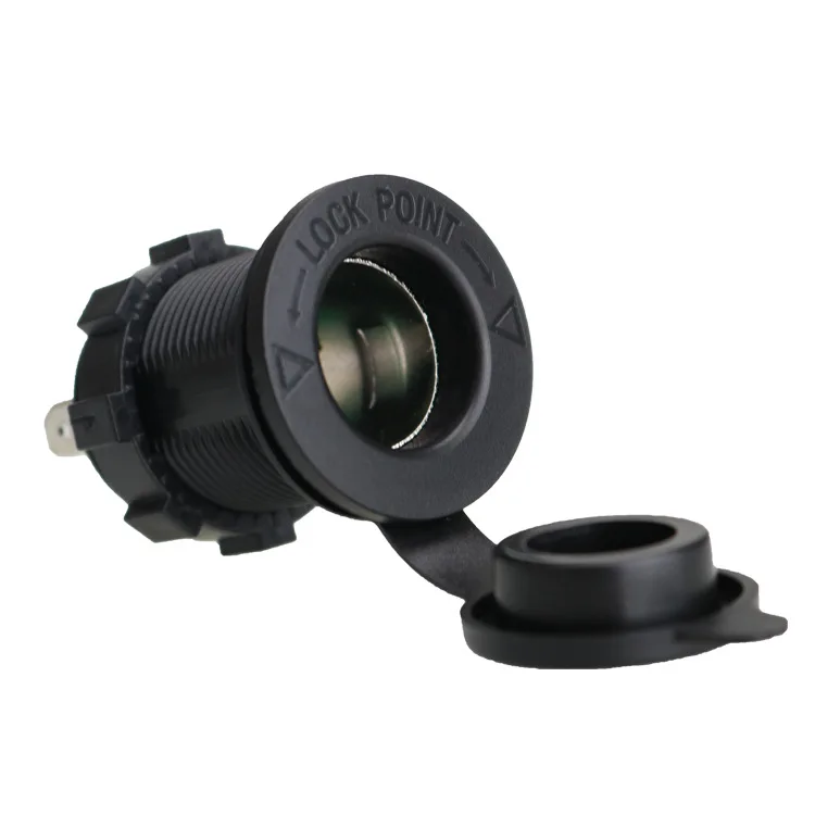 12-24V waterproof usb cigarette lighter with led for boat car bus