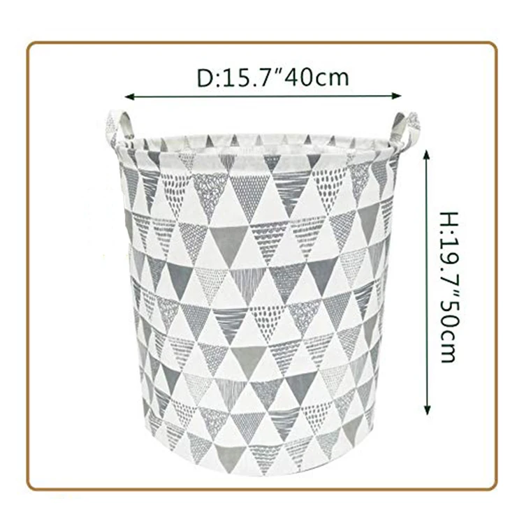 Складная холщовая корзина для белья с принтом цветной Грабер хлопковый складной принимаем индивидуальный логотип всесезонной стирки