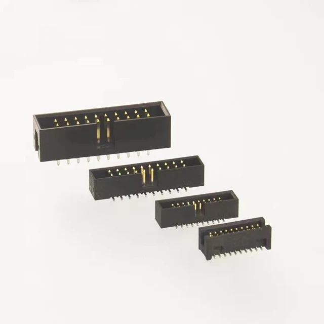 made in china PCB gold-plated 2.54mm dual row female header