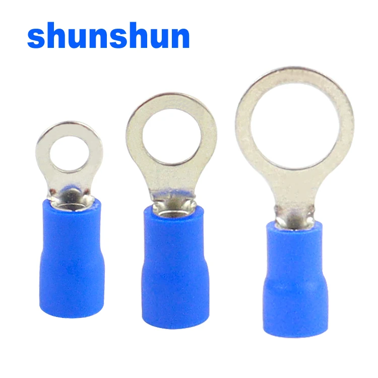 RV2-3.2 RVS2-3.5 RVM2-3.5 RVL2-3.5 RVS2-4 RVL2-4 RVS2-5 PVC Insulated Ring Terminal electrical wire copper connector cable lug
